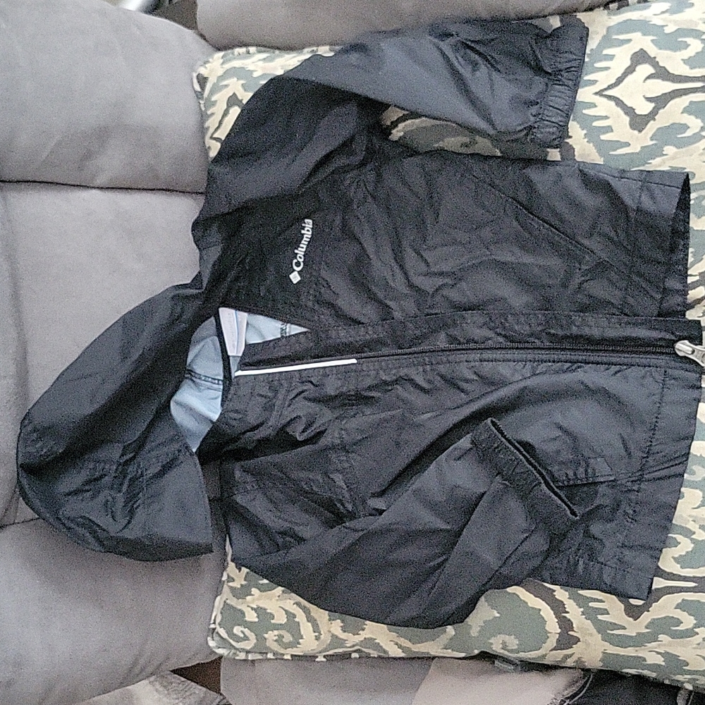 Columbia Kids black rain coat, Size 3T
